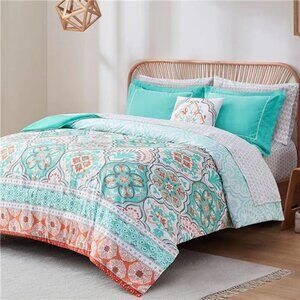 Degrees of Comfort Boho Bed in a Bag Queen Size, Lattice 8 Piece Complete